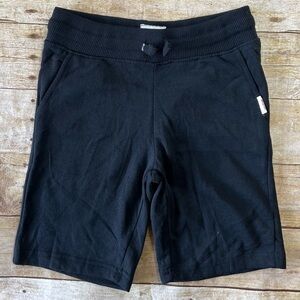 Original Weatherproof Vintage Boys Knit Shorts Black Elastic Waist‎ Pockets Kids